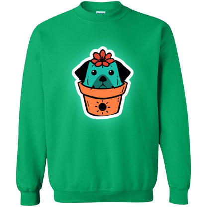 Dog Lover T-shirt Cactus Dog Dogcus Irish Green
