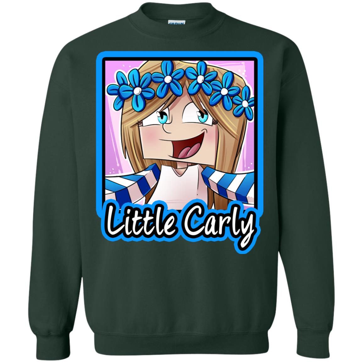 Little Carly Minecraft Little Club Adventures Shirt Forest Green
