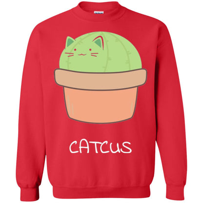 Cat Lovers T-shirt Catcus Red