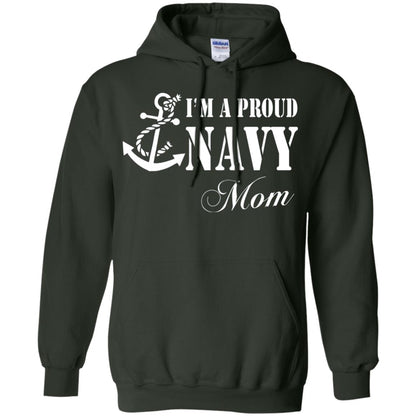 Pride Military Mother Shirt Im A Proud U.s. Navy Mom Forest Green