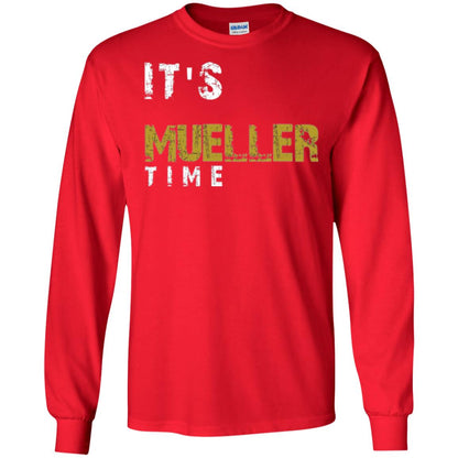 Anti Trump Resist T-shirt It_s Mueller Time Red