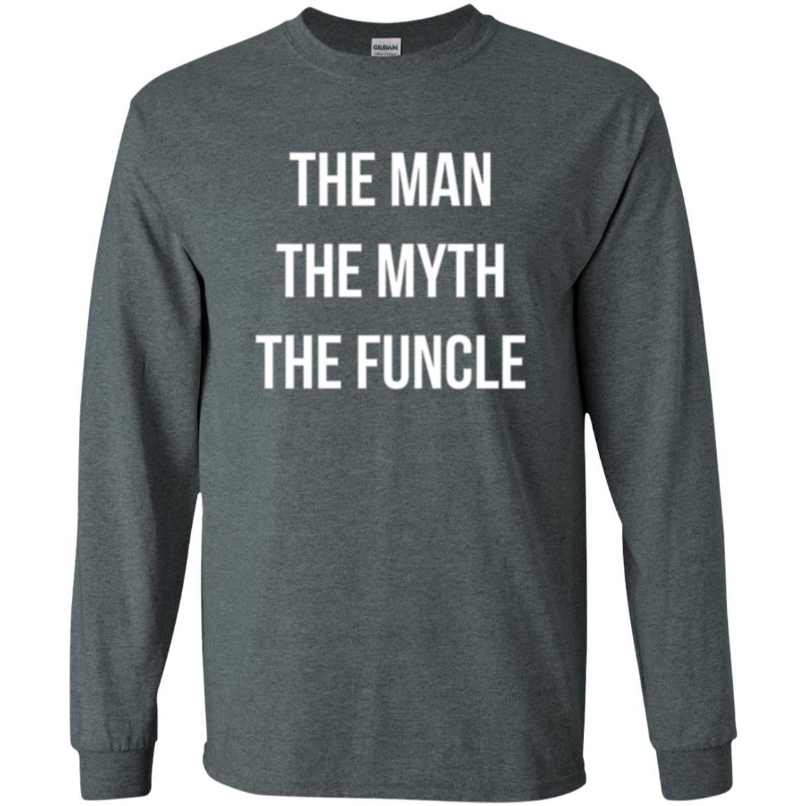 Uncle T-shirt The Man The Myth The Funcle Dark Heather