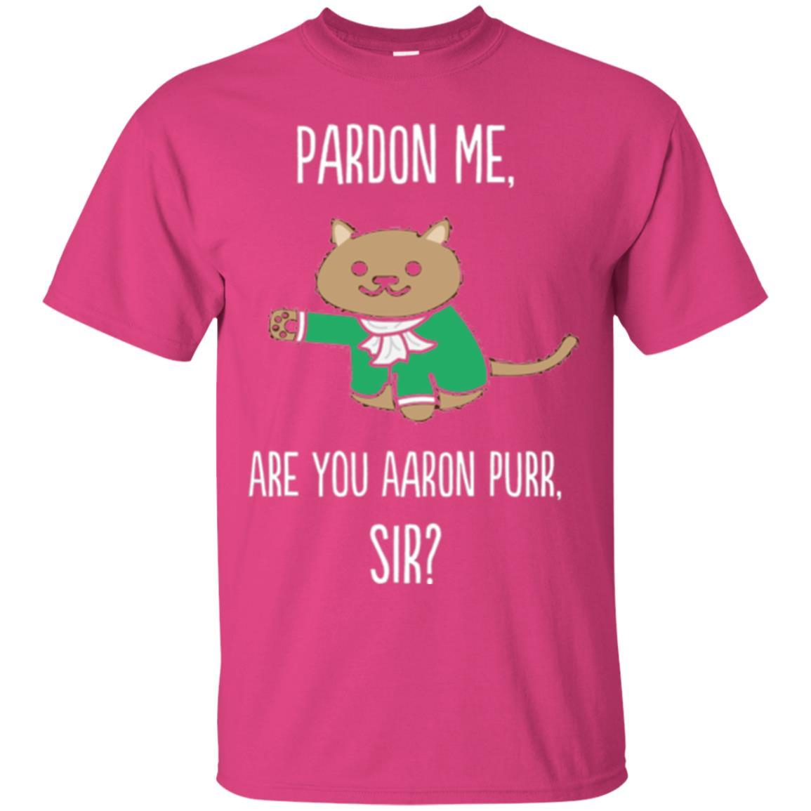 Hamilton Cat T-shirt Pardon Me Are You Aaron Pur Sir Heliconia