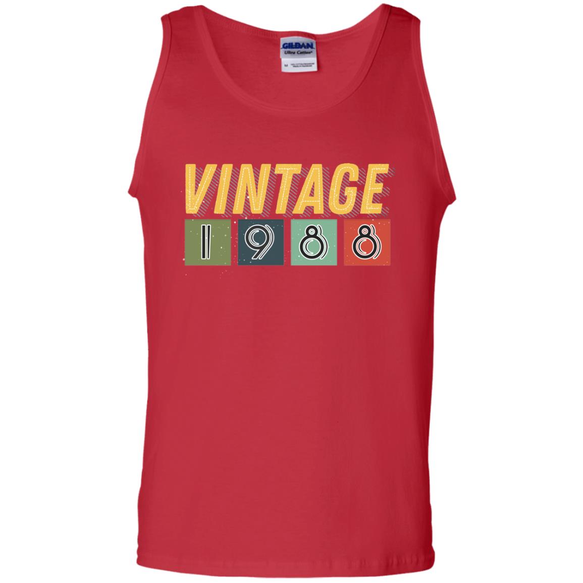 Vintage 1988 30th Birthday Gift Shirt For Mens Or Womens Red