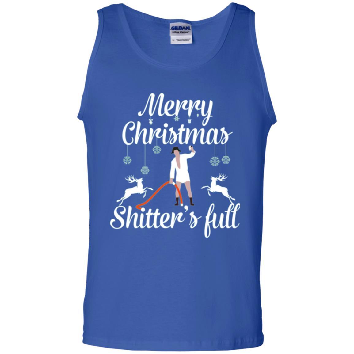 Christmas T-shirt Reindeer Merry Christmas Shitter's Full Royal