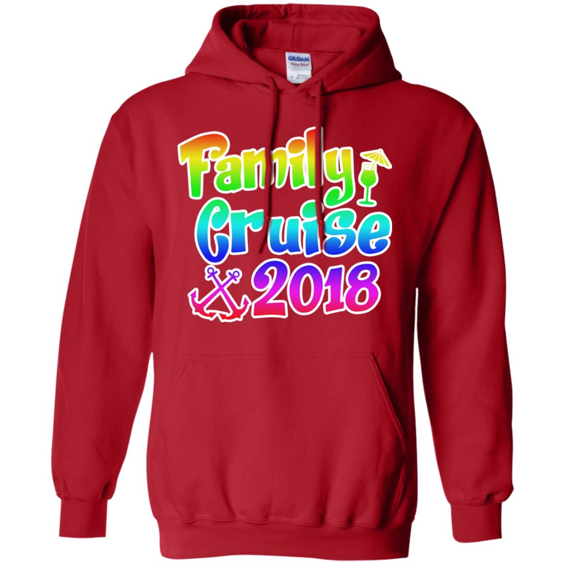 Family T-shirt Cruise 2018 Red