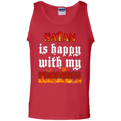 Santa Is Happy With My Progress Shirt Red