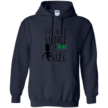 I_m Not Short Leprechaun Size Funny St Patrick_s Day T-shirt Navy