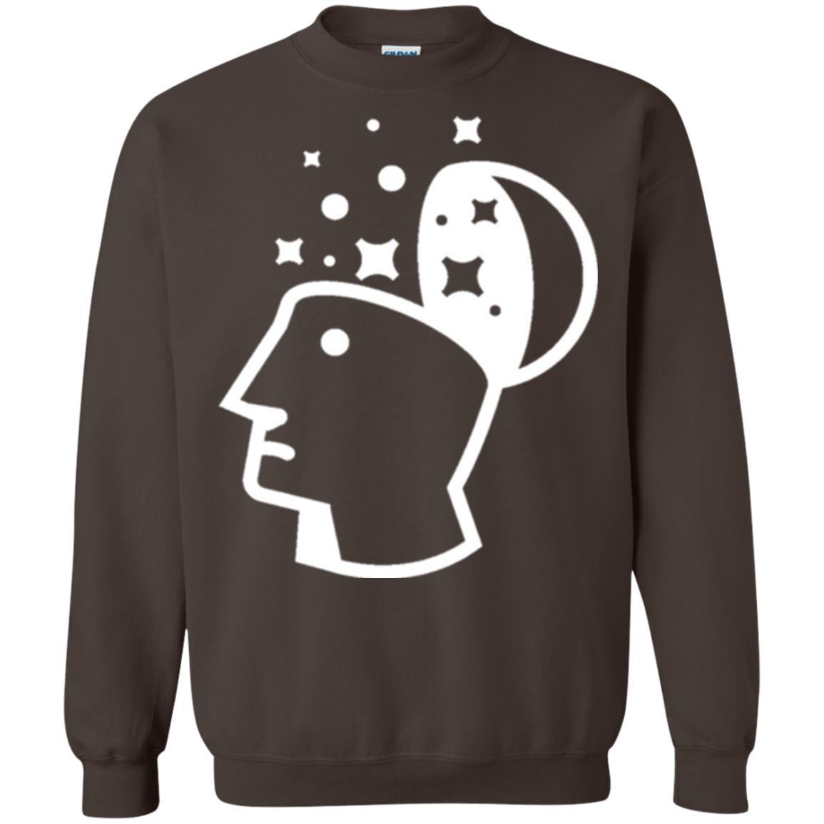 Look Into His Head Creative Thinking T-shirt Dark Chocolate