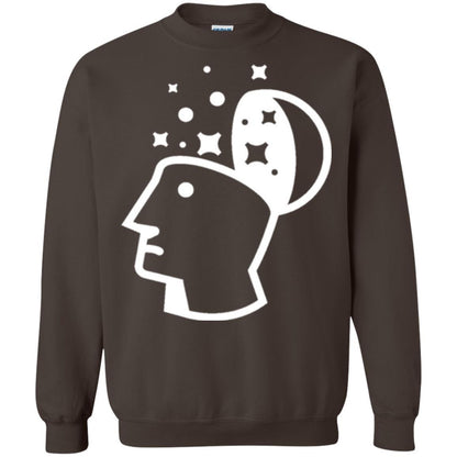 Look Into His Head Creative Thinking T-shirt Dark Chocolate