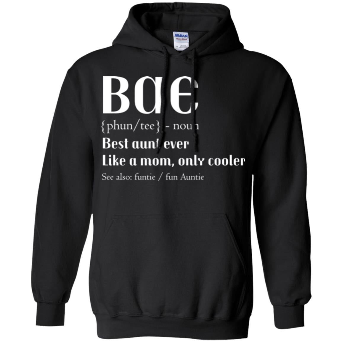 Bae Best Aunt Ever Shirt Black