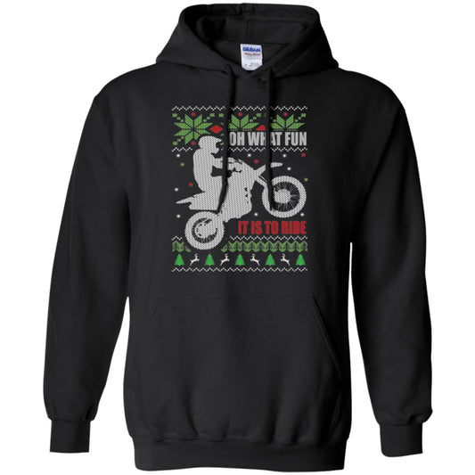 Motorbike T-shirt Oh What Fun It Is To Ride Black
