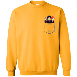 Harry Potter Pocket Movie Lover T-shirtG180 Gildan Crewneck Pullover Sweatshirt 8 oz.