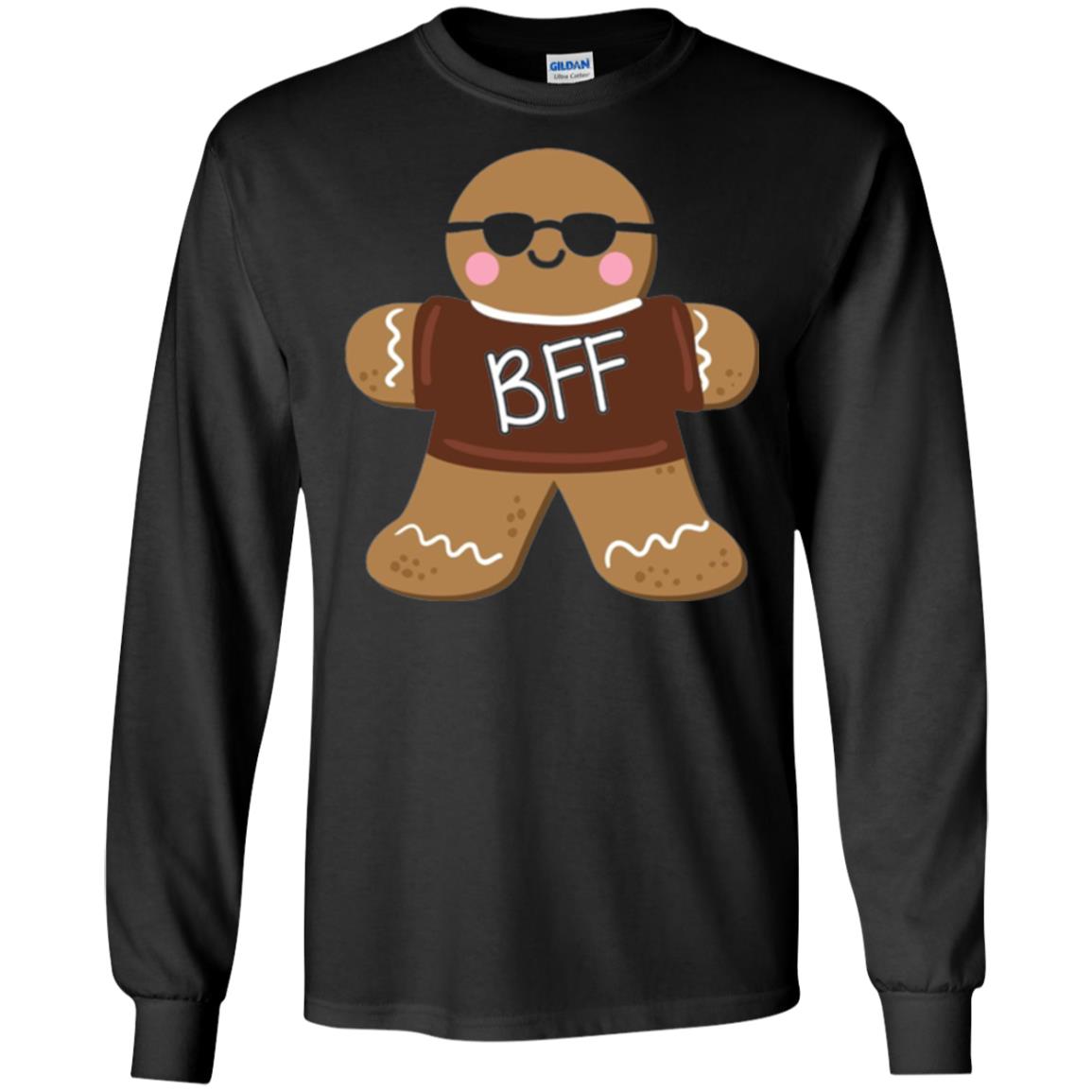 Gingerbread T-shirt Best Friend Forever Black