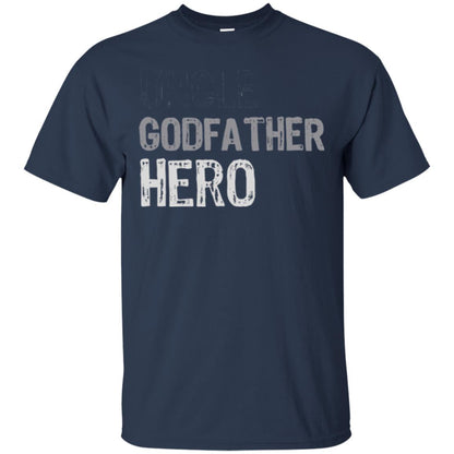 Uncle T-shirt Uncle Godfather Hero Navy