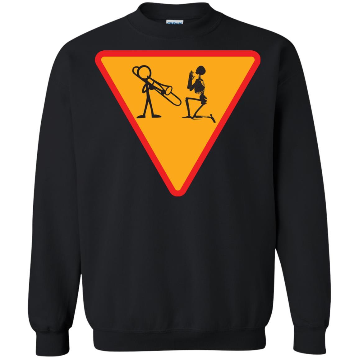 Trombone Lovers T-Shirt Funny Trombone Black