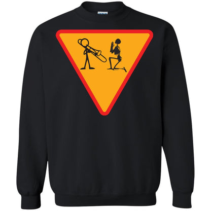 Trombone Lovers T-Shirt Funny Trombone Black