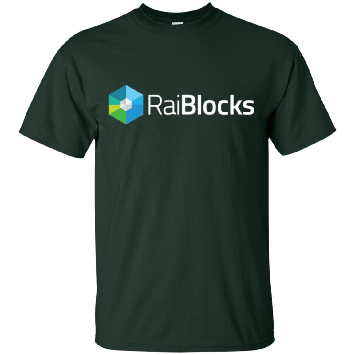 Raiblocks Xrb Cryptocurrency T-shirt Forest Green
