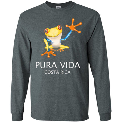 Tree Frog T-shirt Pura Vida Costa Rica T-shirt Dark Heather