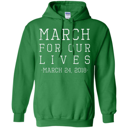 March For Our Lives March 24 2018 Anti Gun T-shirt Irish Green