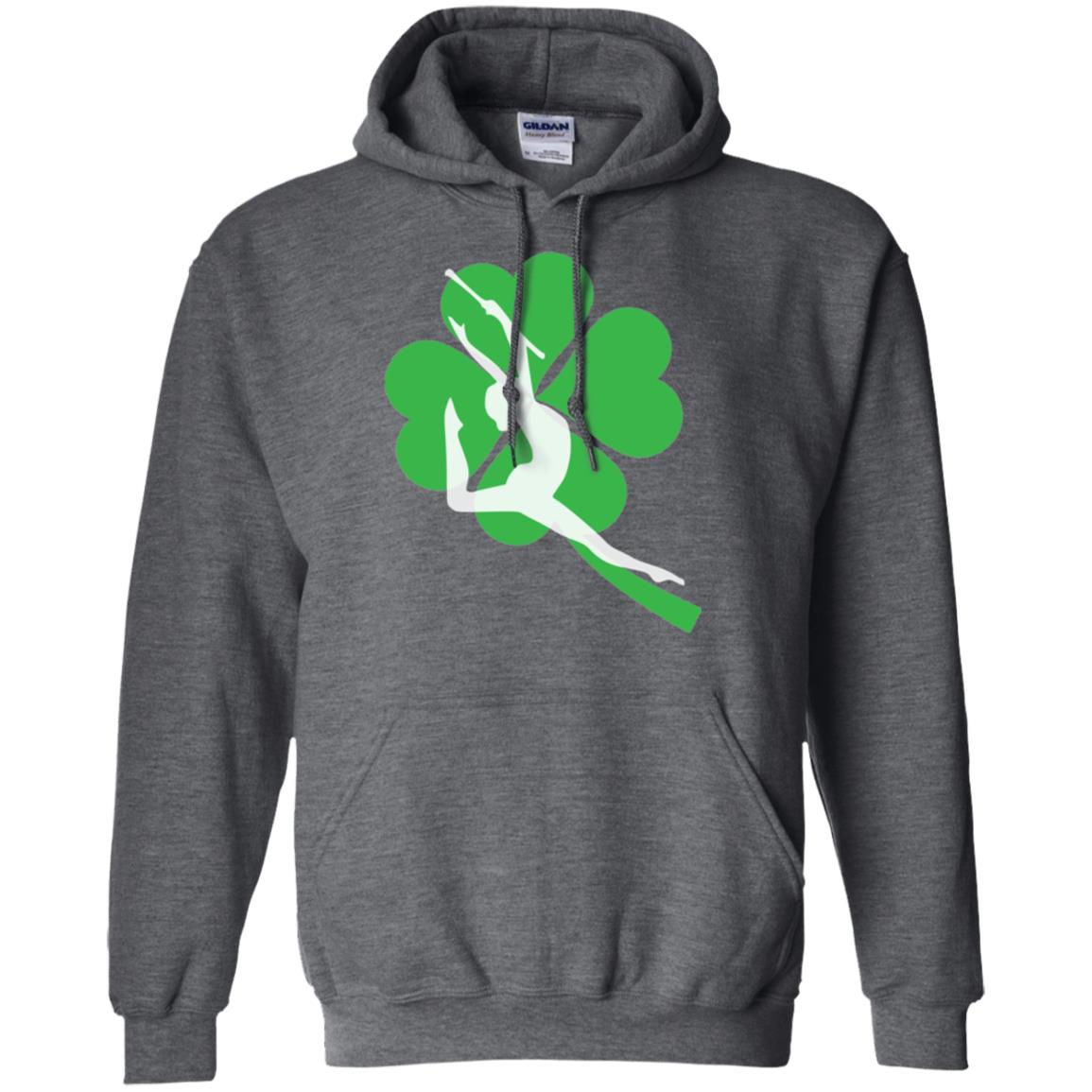Baton Twirling Lover Saint Patrick's Day Dark Heather