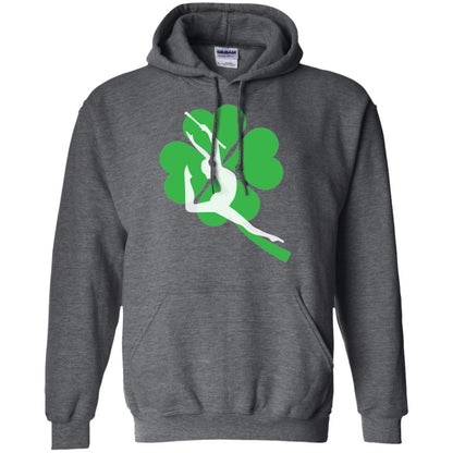 Baton Twirling Lover Saint Patrick's Day Dark Heather