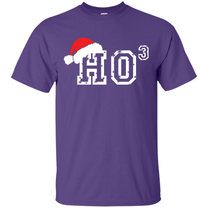 Christmas T-Shirt Ho Ho Ho Purple