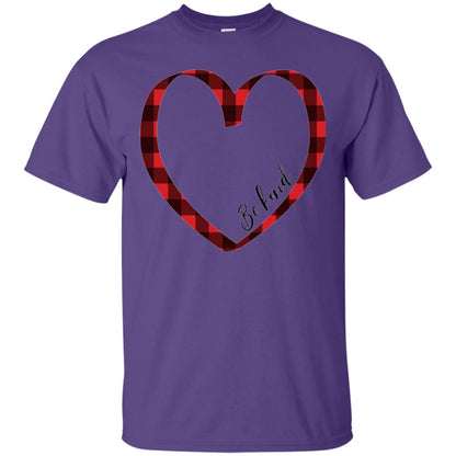 Be Kind Inspirational Motivational T-shirt Purple