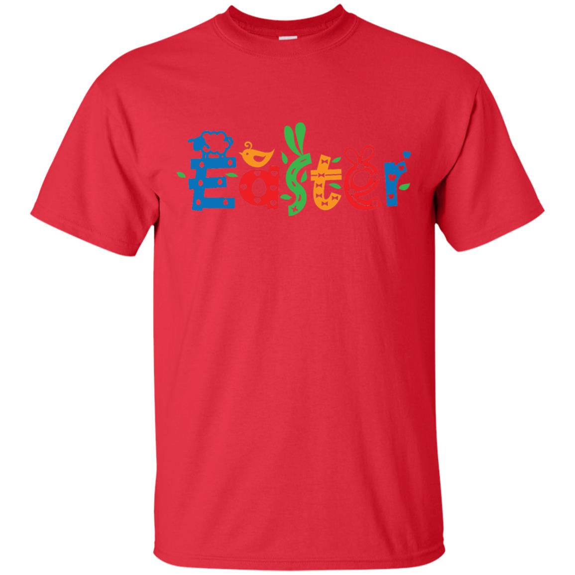 Happy Easter Day Shirt Red