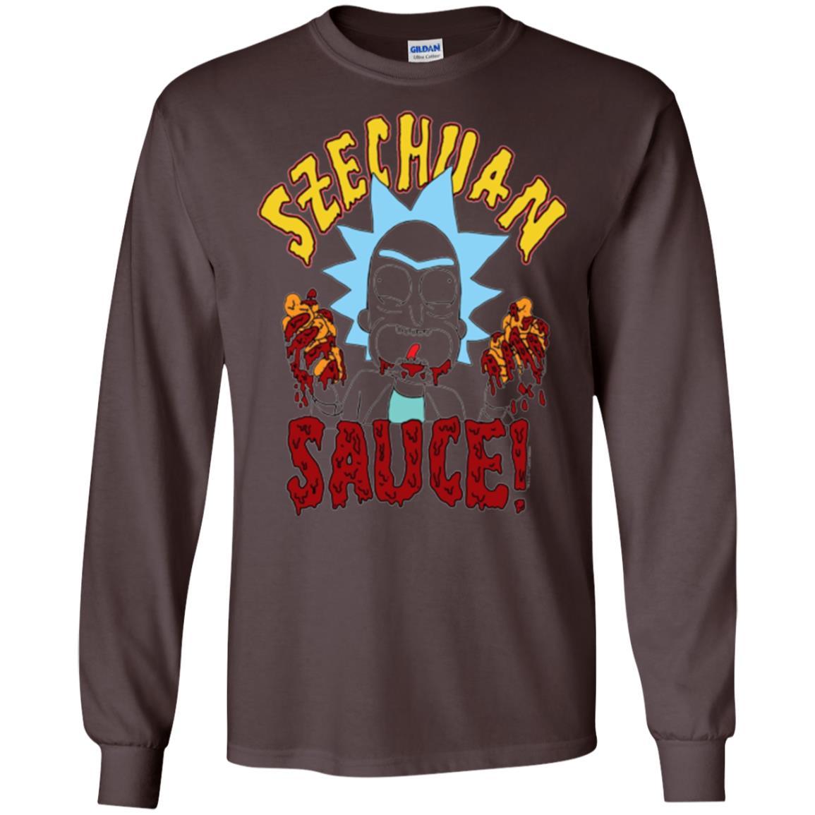 Film T-shirt Szechuan Sauce T-shirt Dark Chocolate