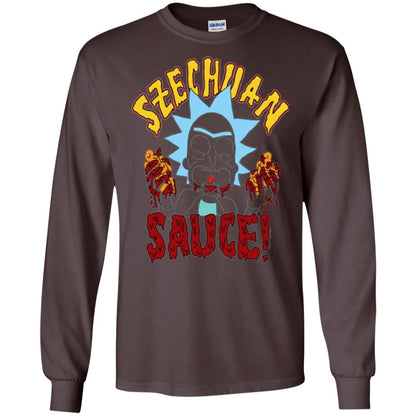 Film T-shirt Szechuan Sauce T-shirt Dark Chocolate