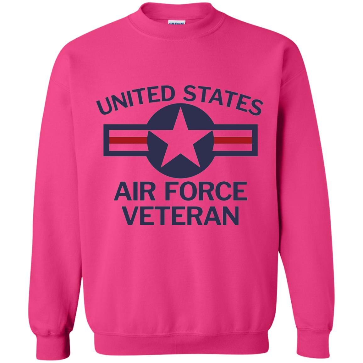 United States Air Force Veteran T-shirt Heliconia