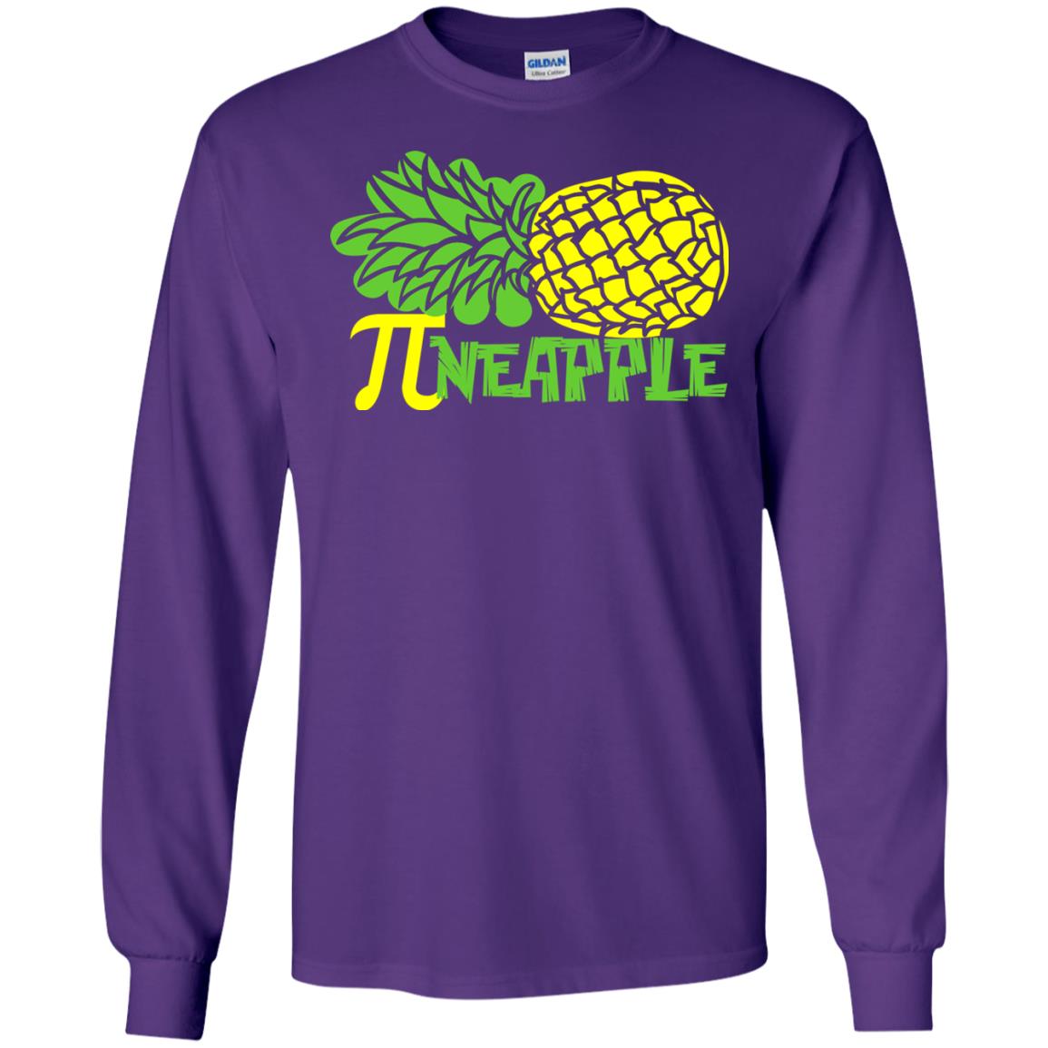 Cool Pineapple Gift Shirt For Pi Day Purple