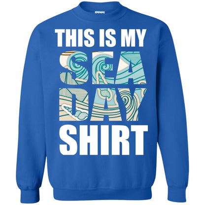 Summer Vacation T-shirt This Is My Sea Day Royal