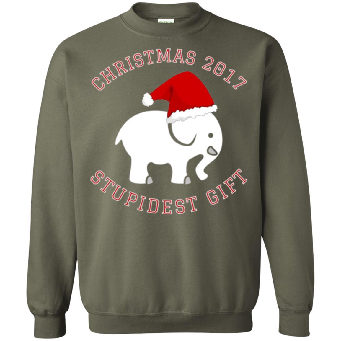 Elephant T-shirt Christmas 2017 T-shirt Military Green