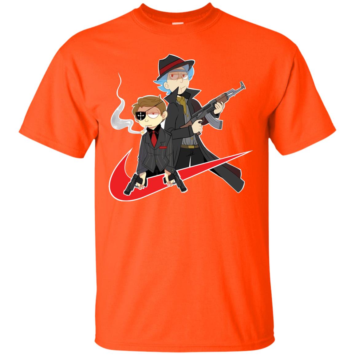 Rick And Morty Cartoon Shirt Orange