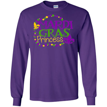 Mardi Gras Princess T-shirt Purple