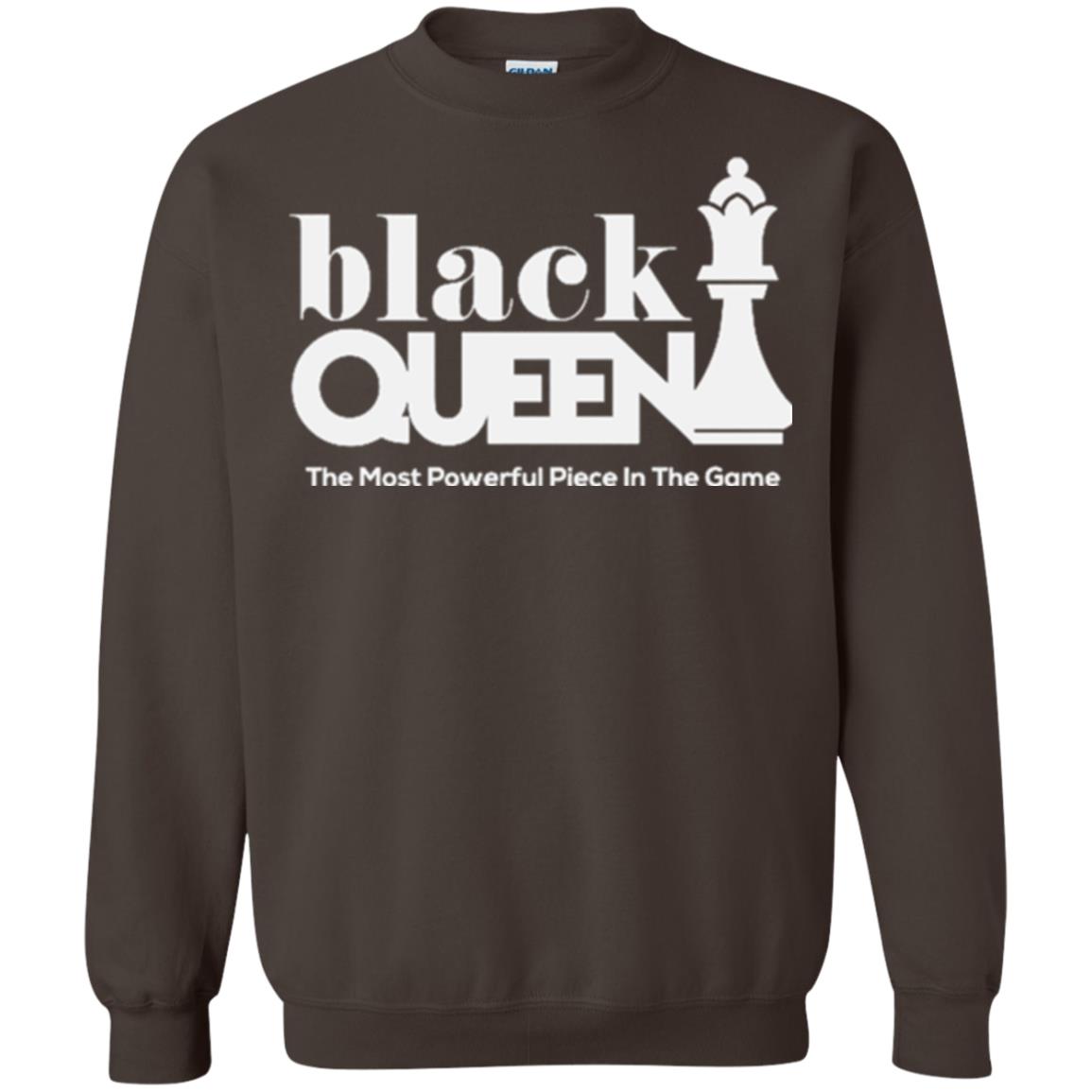 Black Queen The Most Powerful Piece In The Game Proud Black Woman T-shirt Dark Chocolate