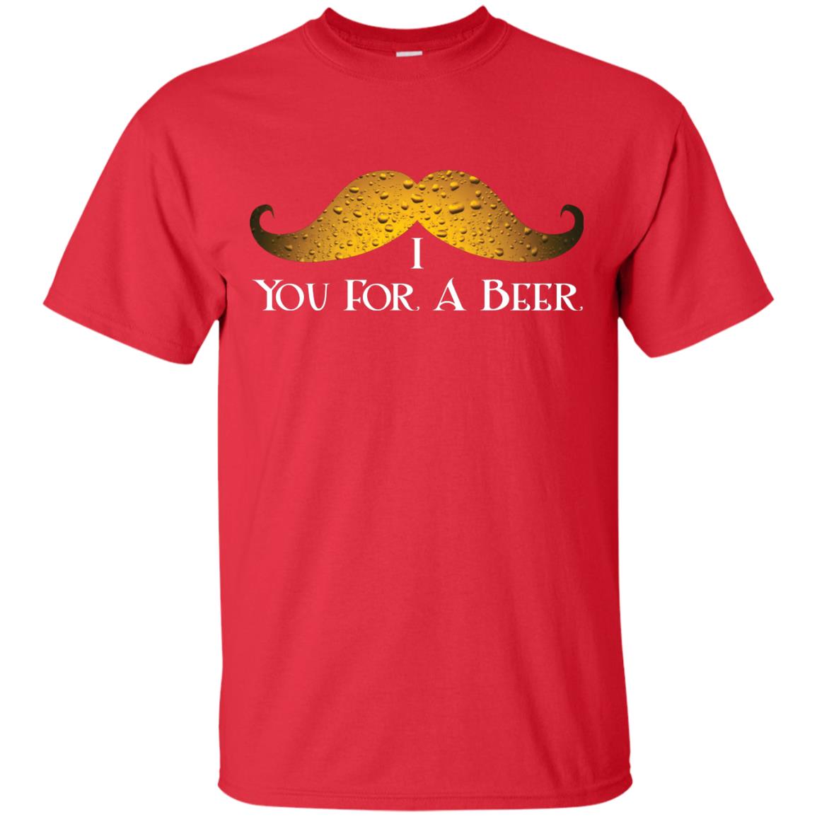I Mustache You For A Beer Saint Patrick_s Day Red