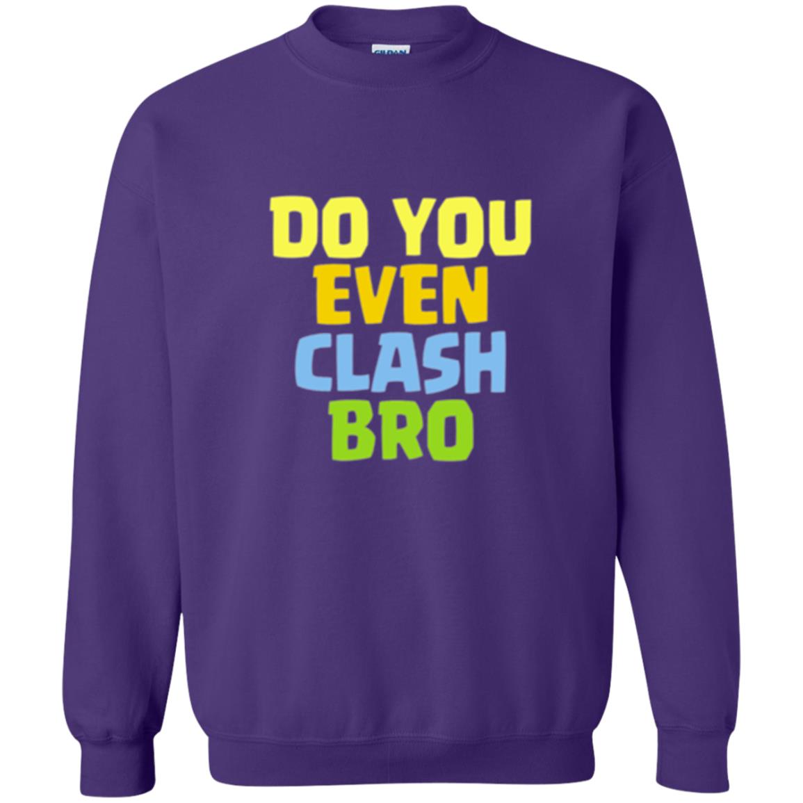 Royal Gamers T-shirt Do You Even Clash Bro Purple