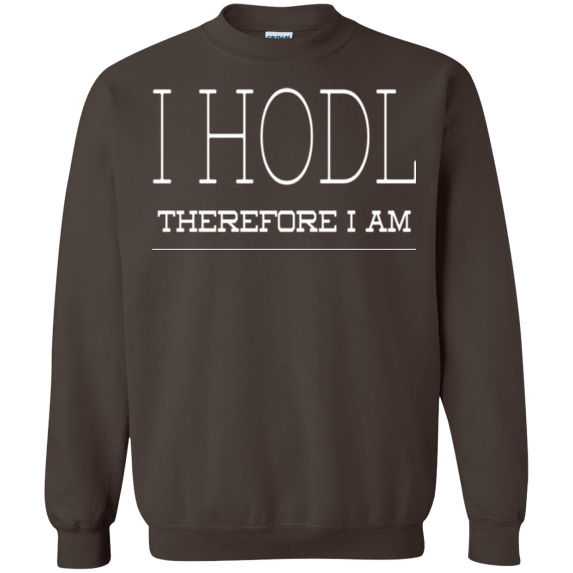 I Hodl Therefore I Am T-shirt Dark Chocolate