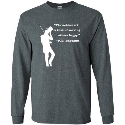 Circus Ring Master P.t. Barnum Quote T-shirt Dark Heather