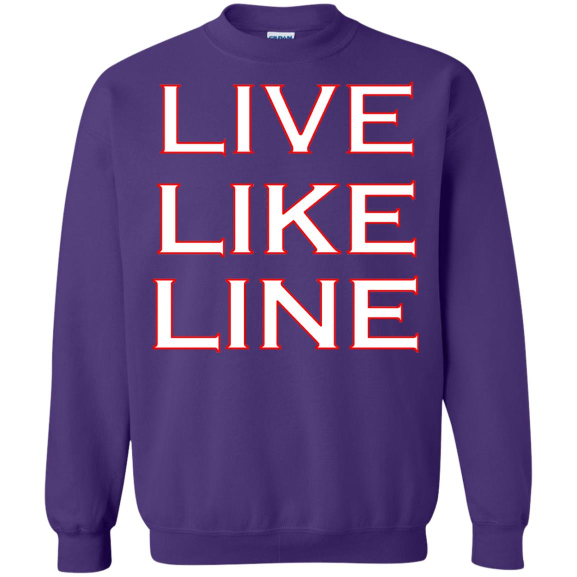 Live Like Line Volleyball Lover Shirt Purple
