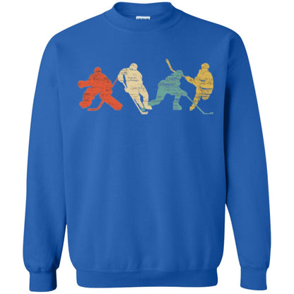 Classic Vintage Style Ice Hockey T-shirt Royal