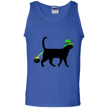 Cat Leprechaun Funny Cat Saint Patrick_s Day T-shirt Royal