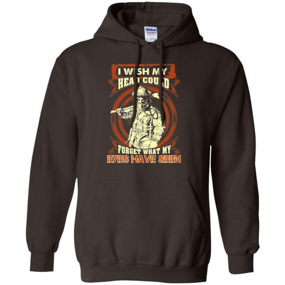 Firefighter Shirt I Wish My Head Could Forget What My Eyes Have Seen Dark Chocolate