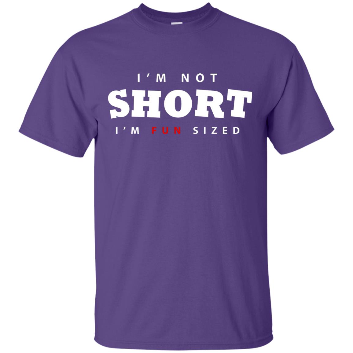 I'm Not Short I'm Fun Sized T-shirt Purple