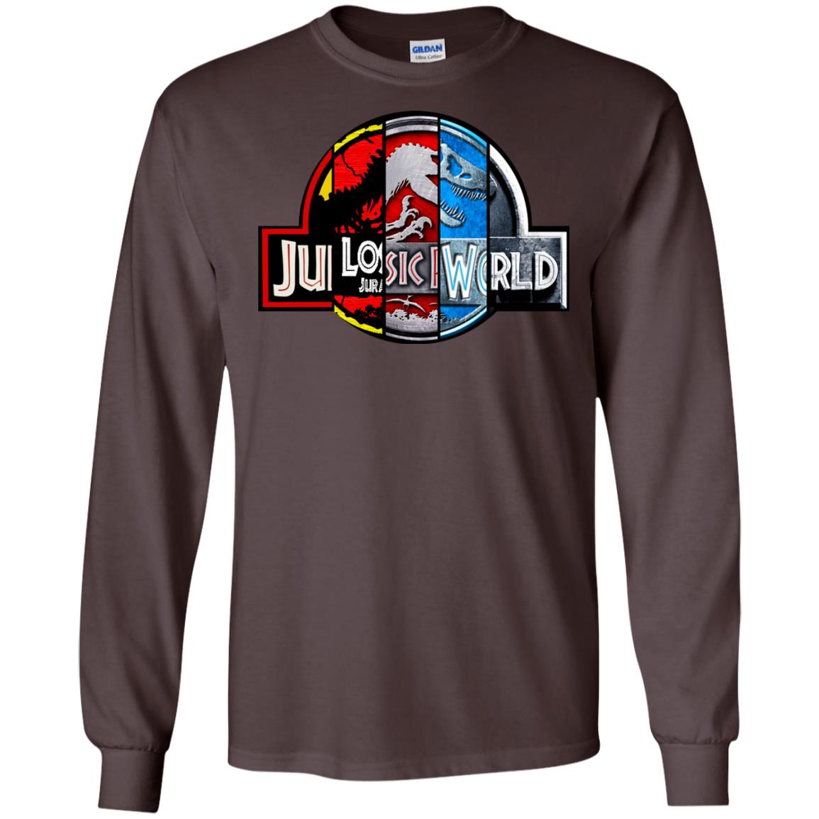 Jurassic World Movie Fan Shirt Dark Chocolate