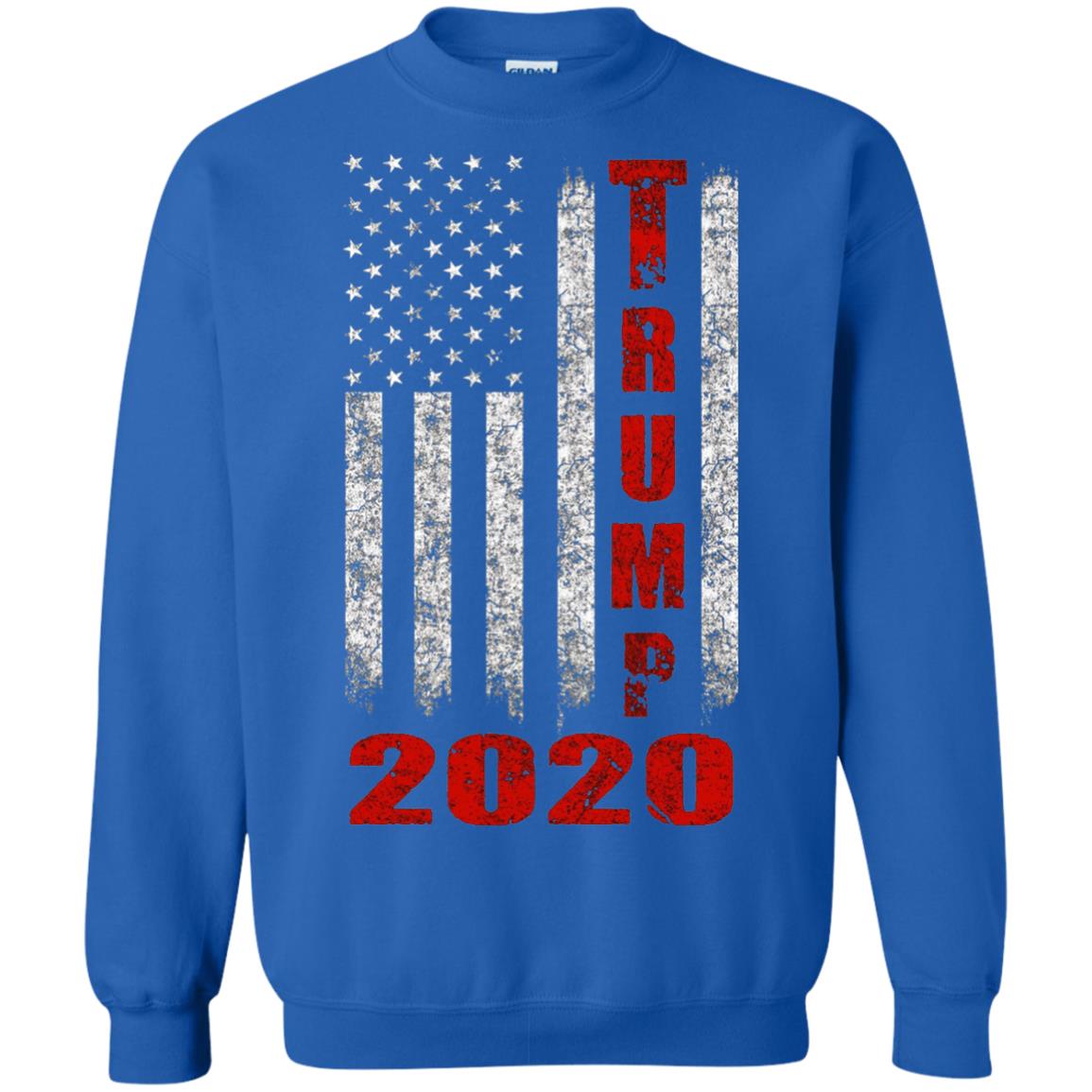 American Flag Vintage Design Trump 2020 T-shirt Royal