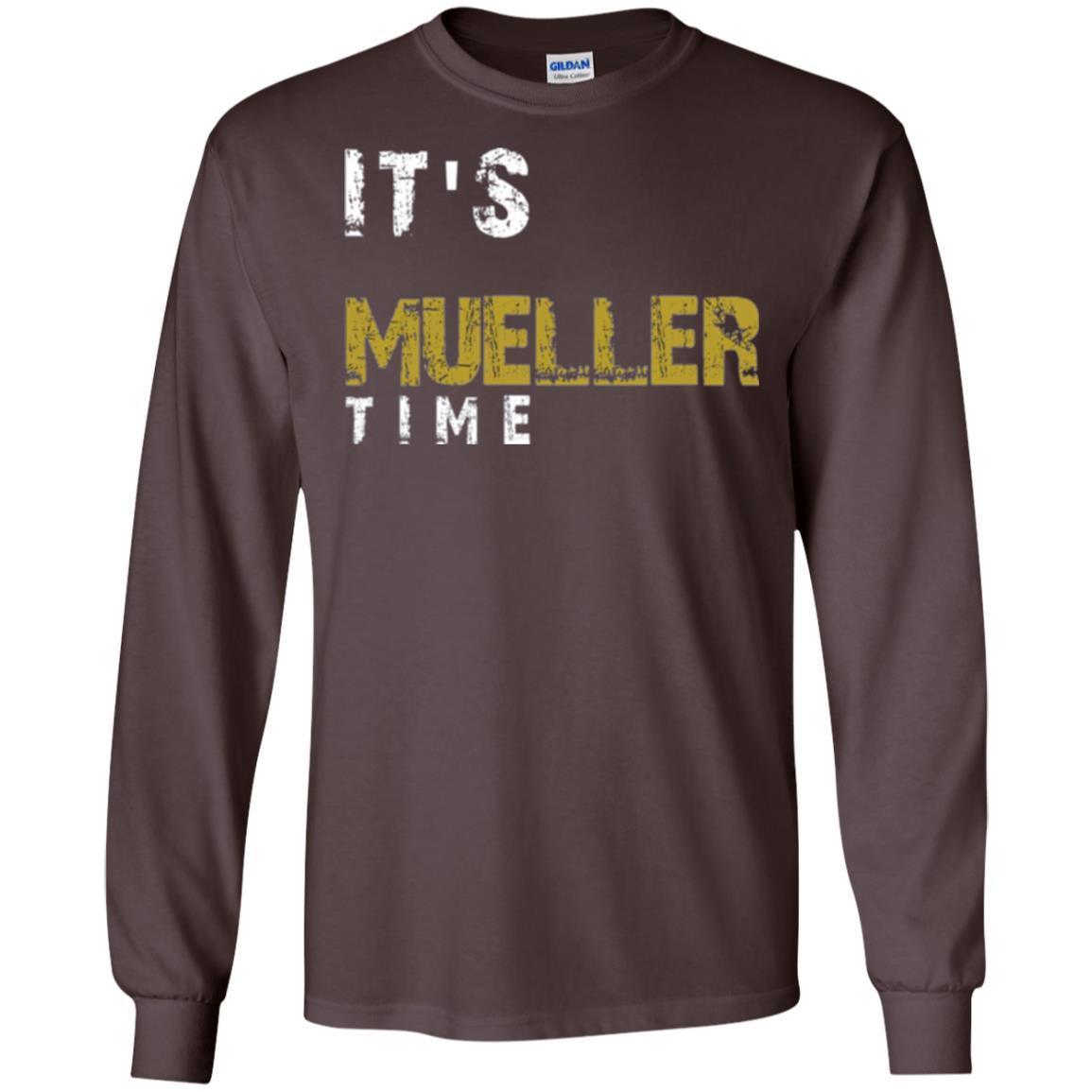 Anti Trump Resist T-shirt It_s Mueller Time Dark Chocolate